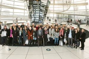 Als kleines Dankeschön für ihr haupt- und ehrenamtliches Engagement im Bereich der Flüchtlingshilfe lud Ulrike Bahr die TeilnehmerInnen vom 17.-21. Februar 2016 nach Berlin ein