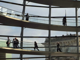 Besuch der Kuppel des Reichstags (Foto Angelika Lonnemann)