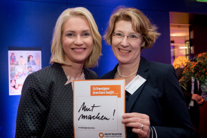 MdB Ulrike Bahr mit Familienministerin Manuela Schwesig.