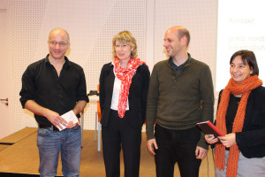 V.L.N.R: Dr. Götz Nordbruch, Ulrike Bahr, MdB, Matthias von Sarnowski und Dr. Bettina Wuttig