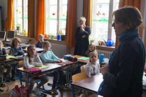 MdB Ulrike Bahr stellte die Kinderrechte aus Sicht der Politikerin vor.