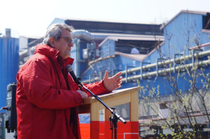 Der Bezirksleiter der IG Metall Bayern, Jürgen Wechsler.