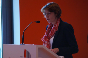 MdB Ulrike Bahr führte ins Thema Fluchtursachen ein.