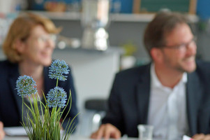 Unter anderem das Urban-Gardening-Projekt in Oberhausen war Thema in der Löweneckschule.