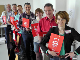 Team Startklar zum TürzuTür-Wahlkampf