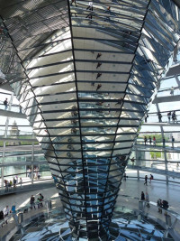 In der Reichstagskuppel.